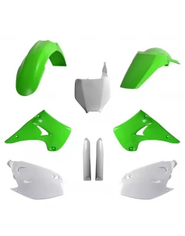 Kit plastice POLISPORT - (FULL KIT) KAWASAKI KX 125/250 '03  - Verde