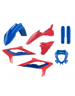 Kit plastice POLISPORT - (FULL KIT) Beta RR 2T/4T '23-'24 - Rosu Albastru