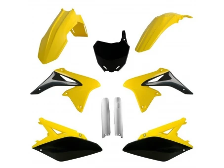 Kit plastice POLISPORT - (FULL KIT) SUZUKI RMZ 250 '10-'1 - Galben Alb Negru