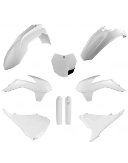 Kit plastice POLISPORT - (FULL KIT) KTM SX/SX-F/XC-F '15  - Alb