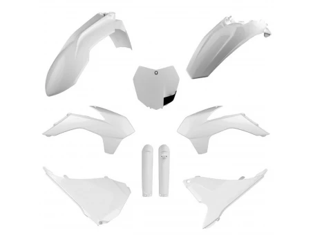 Kit plastice POLISPORT - (FULL KIT) KTM SX/SX-F/XC-F '15  - Alb