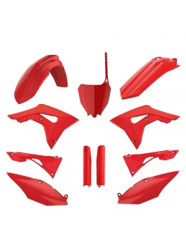 Kit plastice POLISPORT - (FULL KIT) HONDA CRF 250R '14-'17; CRF 450R '13-'16  - Rosu