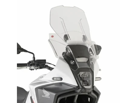 Parbriz moto KAPPA - HONDA NX 500 24- (MAX 53,5 X 45 CM) Airflow reglabil (12 CM ajustabil) Transparent | KAF1203B