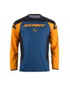Tricou Kenny Racing Cross/Enduro Model Force - Albastru/Portocaliu/Negru