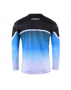 Tricou Cross/Enduro KENNY RACING Track FOCUS - Negru,Alb,Albastru