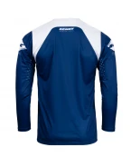 Tricou Kenny Racing Cross/Enduro Model Track Raw - Albastru,Alb