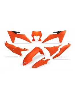 Kit complet plastice UFO KTM EXC 150 / 250 / 300 TBI '24, EXC-F 250 / 350 / 450 / 500 '24 culoare Portocaliu
