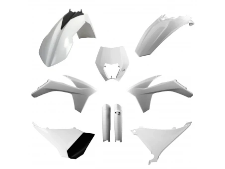 Kit plastice POLISPORT - (FULL KIT) KTM EXC/EXC-F '12-'13  - Alb