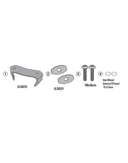 Kit montare suport lateral TK267 KAPPA - KLO5145MK I KLO5145CAM BMW F 900 GS '24