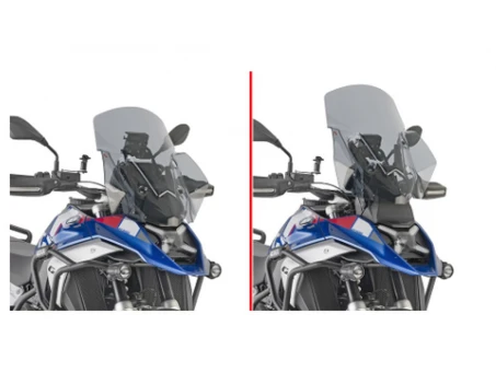 Parbriz moto KAPPA - BMW R 1300 GS 24- (54,5 X 49 CM) Fumuriu | KD5144S