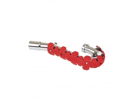 Protectie toba evacuare POLISPORT - (4T) 22 CM - Rosu