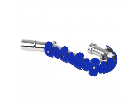 Protectie toba evacuare POLISPORT - (4T) 22 CM - Albastru