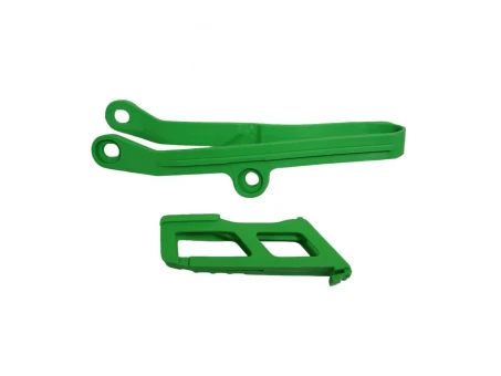 Set patina si ghidaj lant UFO KAWASAKI KXF 450 24, culoare Verde (KA04767026,KA04766026) | KA04768026