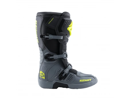 Cizme Kenny Racing Cross/Enduro Model Track - Gri/Galben fluo