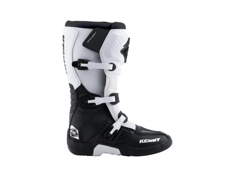 Cizme Kenny Racing Cross/Enduro Model Track - Negru/Alb