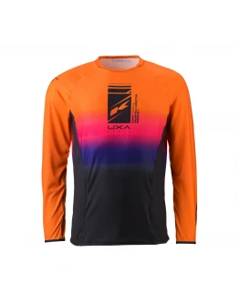 Tricou Kenny Racing Cross/Enduro Model Titanium Premium - Portocaliu,Negru,Albastru
