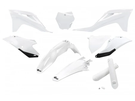 Kit complet plastice UFO (FULL KIT) GAS GAS MC 125 / 250 21-23, EX 250 / 300 21-23, MC-F / EX-F 250 / 350 / 450 21-23 culoare Alb | GGKIT702F041