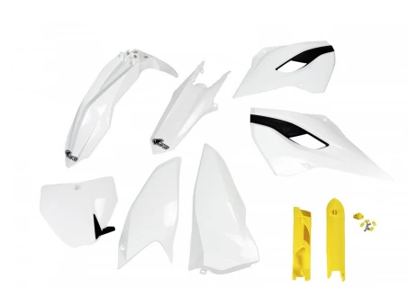 Kit complet plastice UFO (FULL KIT) HUSQVARNA TC/FC 125/250/300/350/450 14-15 culoare OEM 14 (Alb) (HU613E999) | HUKIT613F999