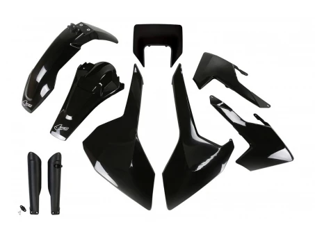 Kit complet plastice UFO (FULL KIT) HUSQVARNA TX/TE/FE 17-19 Z culoare Negru (HU621E001) | HUKIT621F001