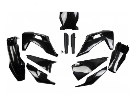 Kit complet plastice UFO (FULL KIT) HUSQVARNA TC 125/250 19-22, FC 250/350/450 19-22 culoare Negru (HU622E001) | HUKIT622F001