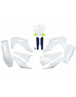 Kit complet plastice UFO (FULL KIT) HUSQVARNA TC 125/250 '19-'22, FC 250/350/450 '19-'22 culoare OEM '22 (Alb)
