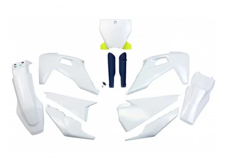 Kit complet plastice UFO (FULL KIT) HUSQVARNA TC 125/250 19-22, FC 250/350/450 19-22 culoare OEM 22 (Alb) | HUKIT622F999W
