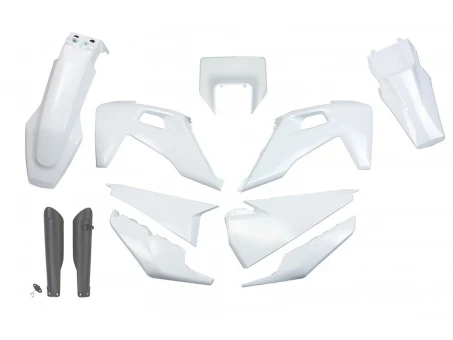 Kit complet plastice UFO (FULL KIT) HUSQVARNA TE 150 / 250 / 300 20-23, FE 250 / 350 / 450 / 501 20-23 Z culoare OEM (Alb) | HUKIT623F999W