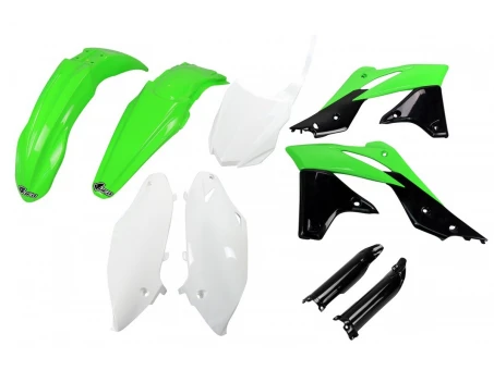 Kit complet plastice UFO (FULL KIT) KAWASAKI KXF 250 13-16 culoare OEM16 (Verde/Alb/Negru)(KA221E999A) | KAKIT221F999A