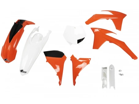 Kit complet plastice UFO (FULL KIT) KTM SXF 11-12, SX 12 culoare OEM (Portocaliu/Alb) (KT510E999) | KTKIT510F999