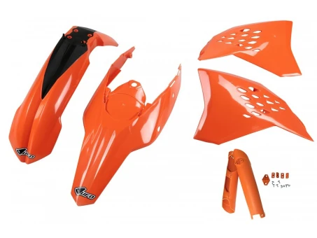 Kit complet plastice UFO (FULL KIT) KTM EXC 09-10 culoare Portocaliu (KT511E127) | KTKIT511F127