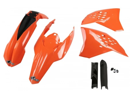 Kit complet plastice UFO (FULL KIT) KTM EXC 09-10 culoare OEM (Portocaliu) (KT511E999) | KTKIT511F999