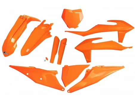 Kit complet plastice UFO (FULL KIT) KTM SX 125/150/250 19-22, SXF (SX-F) 250/350/450 19-22 culoare Portocaliu (KT522E127) | KTKIT522F127