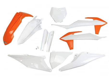 Kit complet plastice UFO (FULL KIT) KTM SX 125/150/250 19-22, SXF (SX-F) 250/350/450 19-22 culoare OEM (Portocaliu/Alb) (KT522E999) | KTKIT522F999