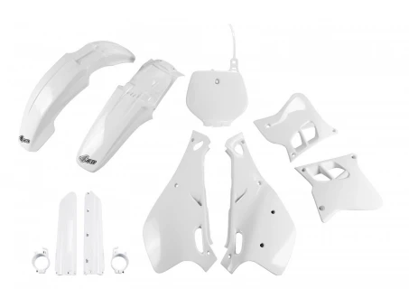 Kit complet plastice UFO (FULL KIT) YAMAHA YZ 125 93-95 culoare OEM (Alb) (YA295E999) | YAKIT295F999