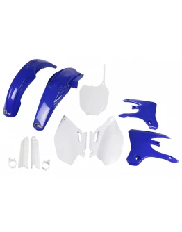Kit complet plastice UFO (FULL KIT) YAMAHA YZF 250 / 450 '03-'05 culoare OEM (Alb/Albastru) (YA304E999)