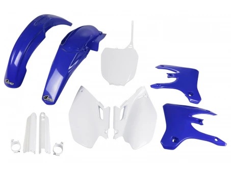 Kit complet plastice UFO (FULL KIT) YAMAHA YZF 250 / 450 03-05 culoare OEM (Alb/Albastru) (YA304E999) | YAKIT304F999