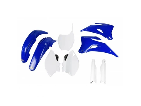 Kit complet plastice UFO (FULL KIT) YAMAHA YZF 250 06-09, YZF 450 06-09 culoare OEM (Alb/Albastru) (YA305E999) | YAKIT305F999