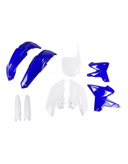 Kit complet plastice UFO (FULL KIT) YAMAHA YZ 125 / 250 '02-'14 RESTYLING culoare OEM (Albastru/Alb) (YA312E999)