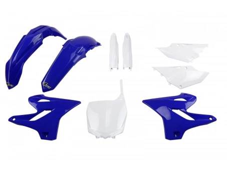 Kit complet plastice UFO (FULL KIT) YAMAHA YZ 125 15-21, YZ 250 15-21 culoare OEM (Albastru/Alb) (YA319E999) | YAKIT319F999