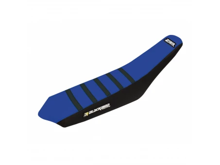 Husă șa BLACKBIRD SHERCO SE/SEF '17-'23 (SE/SFE ALL MODELS '17-'24) ZEBRA culoare Negru Albastru