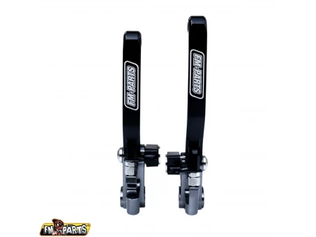 Set manete rabatabile FM-Parts HUSQVARNA TE/FE 22-24; GAS GAS EC 22-24 Culoare Negru | FP2BRABK