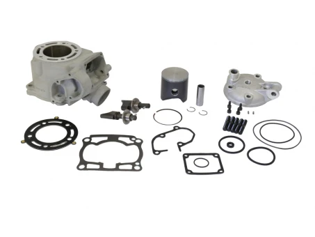 ATHENA CYLINDER KOMPLETNY KAWASAKI KX 125 03-07 58MM BIG BORE +4MM (144CCM) KOMPLET Z ZAWOREM WYDECHOWYM I GŁOWICĄ | P400250100011