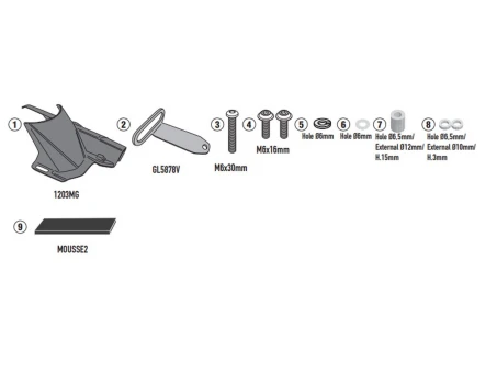 Aripa spate cu chain guard KAPPA - HONDA NX 500 24 | KMG1203