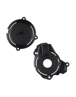 Kit protectie alternator/capac ambreiaj POLISPORT SHERCO SEF 250 '24-'25; SEF 300 '24-'25 Culoare Negru