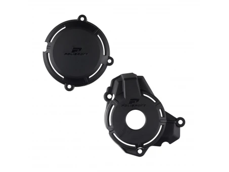 Kit protectie alternator/capac ambreiaj POLISPORT SHERCO SEF 250 '24-'25; SEF 300 '24-'25 Culoare Negru
