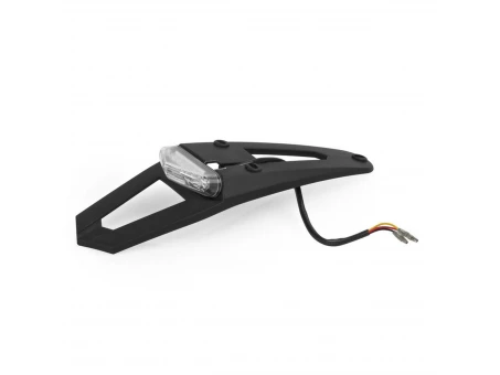 Placa montaj numar inmatriculare cu bec LED 1,1/0,2W POLISPORT - Negru
