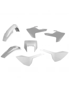 Kit plastice POLISPORT - Husqvarna TE/FE TPI '17-'19 - Alb