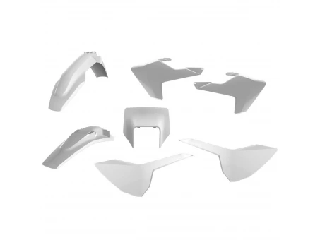 Kit plastice POLISPORT - Husqvarna TE/FE TPI '17-'19 - Alb