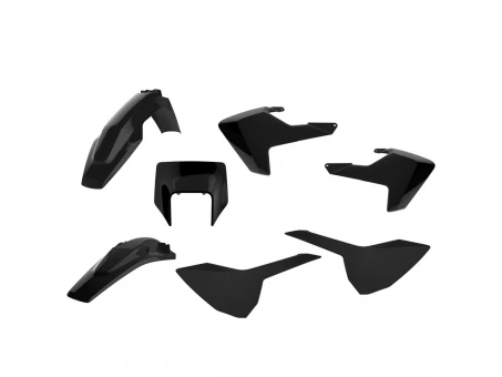Kit plastice POLISPORT - Husqvarna TE/FE TPI '17-'19 - Negru