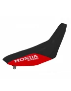 Husă șa BLACKBIRD HONDA XR 600 '88-'99 LOGO HONDA, TRADITIONAL, culoare Negru/Rosu